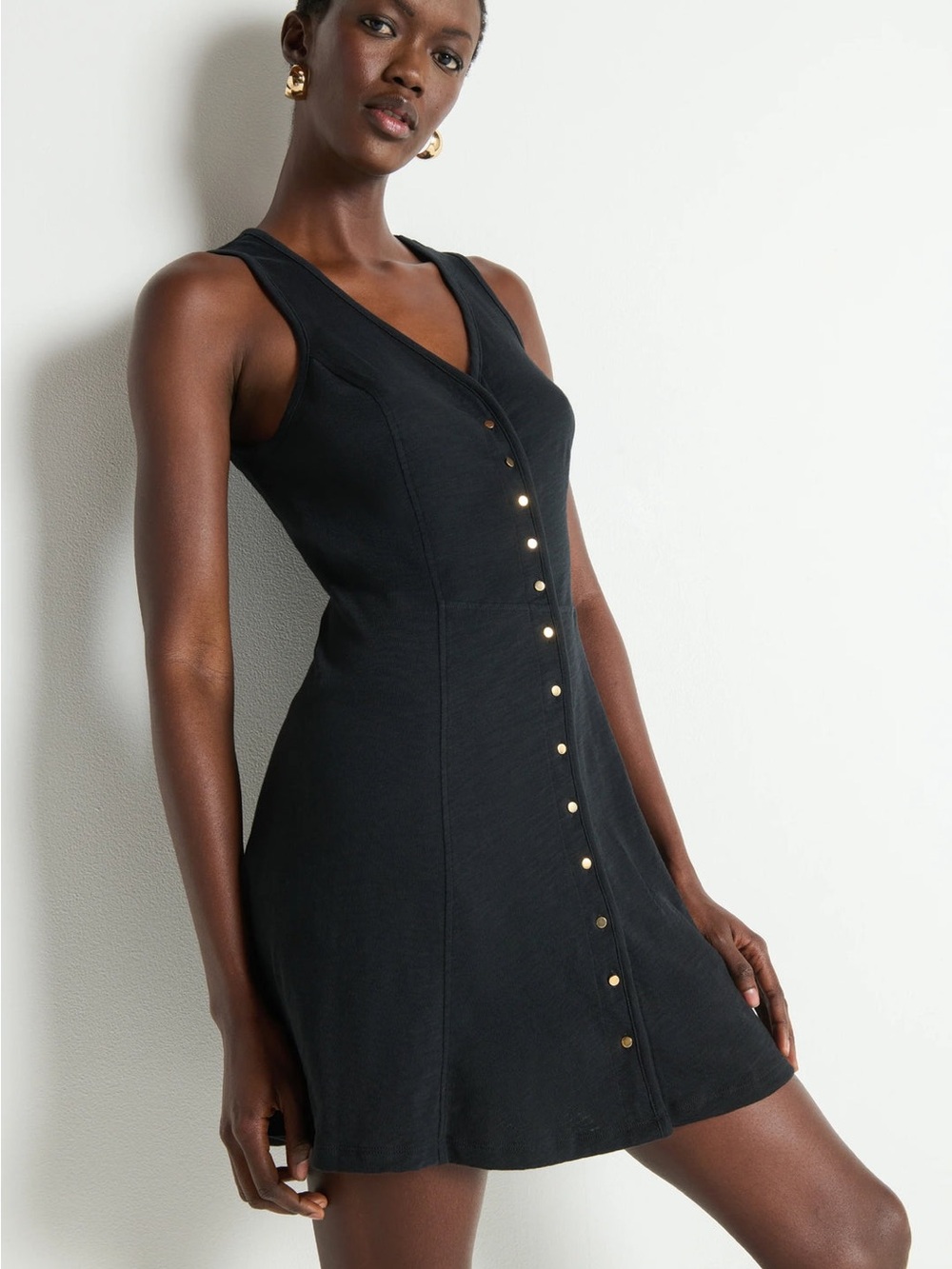 NWT ANTHROPOLOGIE NATION Ltd. Black Tierra Mini Dress